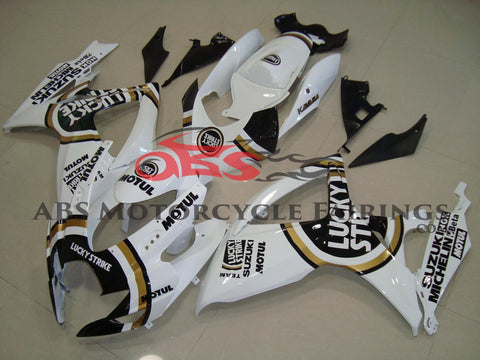 Suzuki GSXR750 (2006-2007) White Lucky Strike Fairings