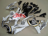 Suzuki GSXR600 (2006-2007) White & Black Lucky Strike Fairings