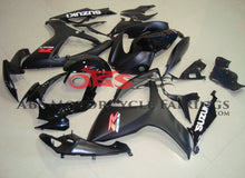 Suzuki GSXR600 (2006-2007) Matte Black & Gloss Black Fairings
