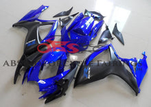 Blue and Matte Black Fairing Kit for a 2006 & 2007 Suzuki GSX-R750 motorcycle