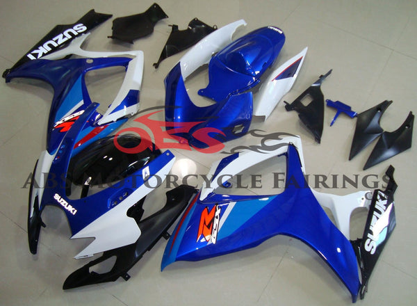 Suzuki GSXR600 (2006-2007) Blue, White, Black & Red Fairings