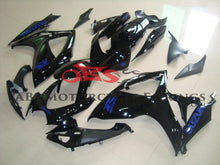 Black and Blue Fairing Kit for a 2006 & 2007 Suzuki GSX-R750 motorcyc