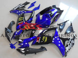 Blue, Black and White Star Fairing Kit for a 2006 & 2007 Suzuki GSX-R600 motorcycle