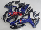 Suzuki GSXR600 (2006-2007) Dark Blue & Black Fairings