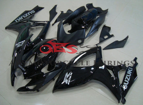 Black and Gray Fairing Kit for a 2006 & 2007 Suzuki GSX-R750 motorcycle