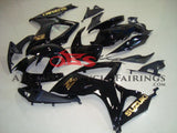 Black and Gold Fairing Kit for a 2006 & 2007 Suzuki GSX-R750 motorcycle