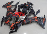 Suzuki GSXR600 (2006-2007) Matte Black & Matte Red Fairings