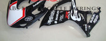 Black, White and Red Beacon Race Fairing Kit for a 2006 & 2007 Suzuki GSX-R600 motorcycle