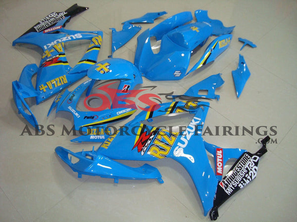 Suzuki GSXR600 (2006-2007) Light Blue Rizla Fairings