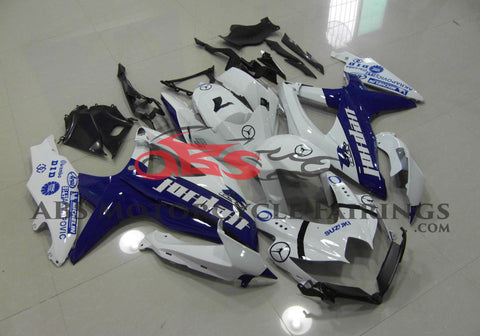 Suzuki GSXR750 (2008-2010) White & Blue Michael Jordan Fairings
