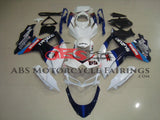 Suzuki GSXR750 (2008-2010) White & Blue #69 Fairings