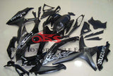 Black and Silver Tribal Fairing Kit for a 2008, 2009 & 2010 Suzuki GSX-R750 motorcycle