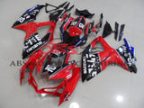 Red, Black and Blue Fairing Kit for a 2008, 2009, & 2010 Suzuki GSX-R600 motorcycle