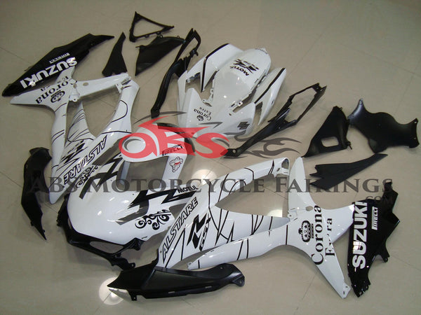 Suzuki GSXR750 (2008-2010) White Corona Race Fairings