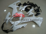All White Fairing Kit for a 2011, 2012, 2013, 2014, 2015, 2016, 2017, 2018, 2019, 2020, 2021, 2022 & 2023 Suzuki GSX-R750 motorcycle