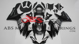 Suzuki GSXR600 (2011-2023) Black & Silver Fairings at KingsMotorcycleFairings.com