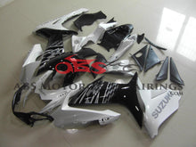 Suzuki GSXR600 (2011-2023) White, Black & Silver Fairings at KingsMotorcycleFairings.com