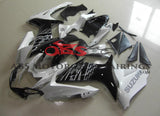 Suzuki GSXR600 (2011-2023) White, Black & Silver Fairings at KingsMotorcycleFairings.com