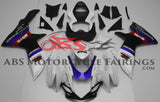 Suzuki GSXR600 (2011-2023) White, Black, Blue & Red Motul Fairings at KingsMotorcycleFairings.com