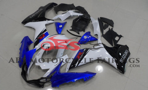 Suzuki GSXR600 (2011-2023) Blue, White & Black Fairings at KingsMotorcycleFairings.com
