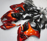 Orange and Black Fairing Kit for a 2008, 2009, 2010, 2011, 2012, 2013, 2014, 2015, 2016, 2017, 2018 & 2019 Suzuki GSX-R1300 Hayabusa motorcycle