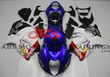 Suzuki GSXR1300 Hayabusa (1999-2007) Blue, White & Red Fairings