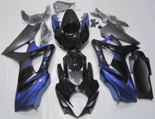 Suzuki GSXR1000 (2007-2008) Black, Blue & Silver Fairings