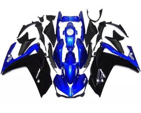 Blue and Black Fairing Kit for a Yamaha YZF-R3 2015, 2016, 2017 & 2018 motorcycle