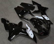 Black, White and Silver Fairing Kit for a 2002 & 2003 Yamaha YZF-R1 motorcycle