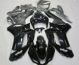 Black and White Fairing Kit for a 2007 & 2008 Kawasaki Ninja ZX-6R 636 motorcycle