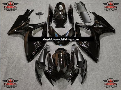 Gloss Black Fairing Kit for a 2006 & 2007 Suzuki GSX-R600 motorcycle