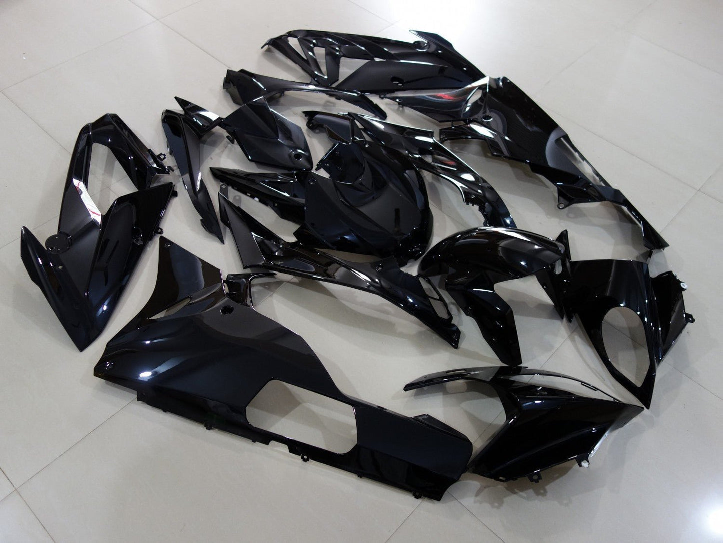 Black Fairing Kit for a 2017 and 2018 BMW S1000RR motorcycle
