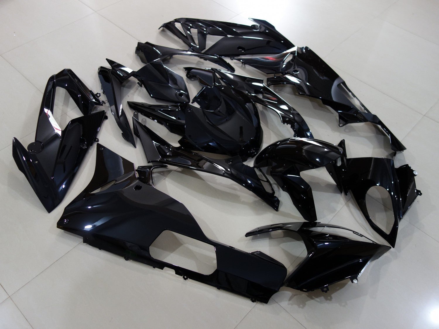 Black Fairing Kit for a 2017 and 2018 BMW S1000RR motorcycle
