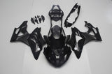 Gloss Black and Matte Black Fairing Kit for a 2015 and 2016 BMW S1000RR motorcycle
