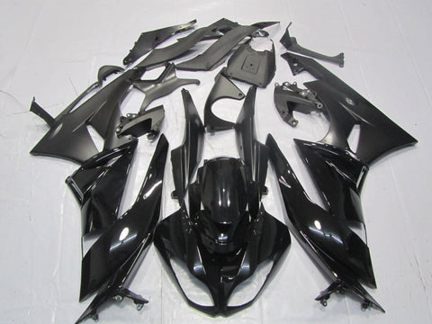 Fairing kit for a Kawasaki Ninja ZX6R 636 (2007-2008) Black & Matte Black