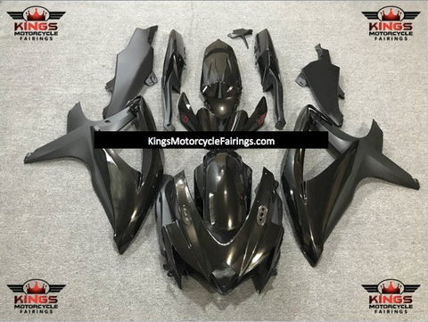 Suzuki GSXR600 (2008-2010) Matte Black & Black Fairings