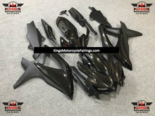 Matte Black and Gloss Black Fairing Kit for a 2008, 2009, & 2010 Suzuki GSX-R600 motorcycle