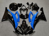 Black and Blue Fairing Kit for a 2008, 2009, 2010, 2011, 2012, 2013, 2014, 2015 & 2016 Yamaha YZF-R6 motorcycle