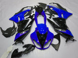 Blue, Black and White Fairing Kit for a 2007 & 2008 Kawasaki Ninja ZX-6R 636 motorcycle