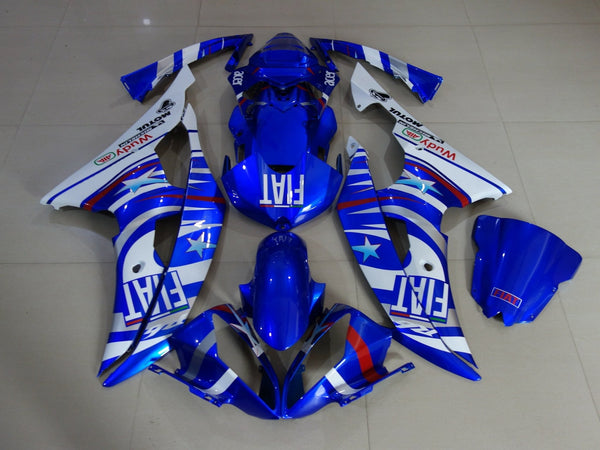 Yamaha YZF-R6 (2008-2016) Blue, White & Red Fiat Star Fairings