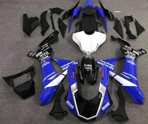 Yamaha YZF-R1 (2015-2019) Blue, White, Black & Silver Fairings