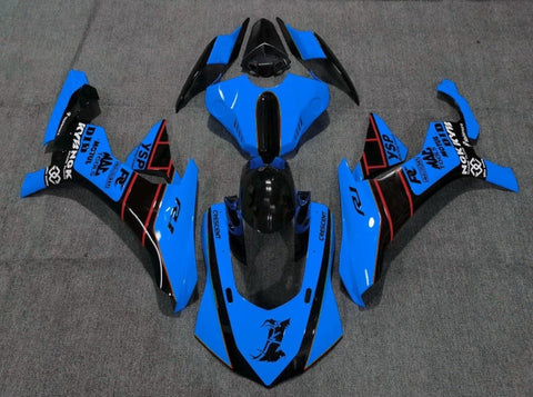 Yamaha YZF-R1 (2020-2023) Blue, Black & Red Fairings at KingsMotorcycleFairings.com