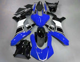 Blue, Black and White Fairing Kit for a 2015, 2016, 2017, 2018 & 2019 Yamaha YZF-R1 motorcycle