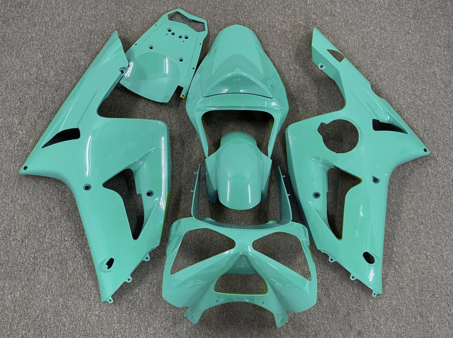 Fairings | Kawasaki ZX6R 636 (2003-2004) Mint Green | Kings