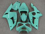 Mint Green Fairing Kit for a 2003 & 2004 Kawasaki ZX-6R 636 motorcycle