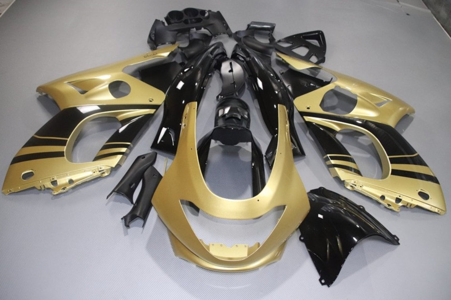 YAMAHA YZF600R (1998-2007) GOLD & BLACK FAIRINGS