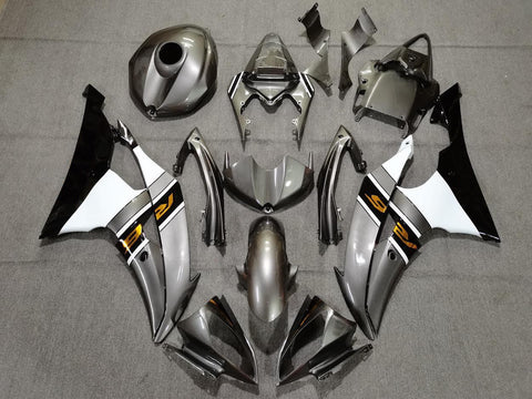 Yamaha YZF-R6 (2008-2016) Silver, Black, White & Gold Fairings