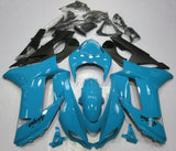 Blue and Black Fairing Kit for a 2007 & 2008 Kawasaki Ninja ZX-6R 636 motorcycle