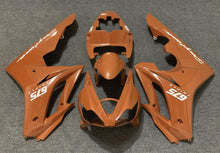 Orange and White Fairing Kit for a 2006, 2007 & 2008 Triumph Daytona 675 motorcycle