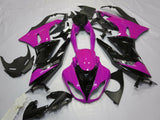 Pink and Black Fairing Kit for a 2007 & 2008 Kawasaki Ninja ZX-6R 636 motorcycle
